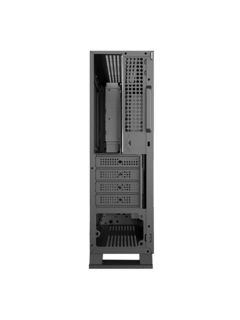 GABINETE STYLOS MINCE SLIM MINI-TOWER MICRO-ATX USB 2.0-3.0 CON FUENTE DE 550W SIN VENTILADORES INSTALADOS NEGRO - Imagen 4
