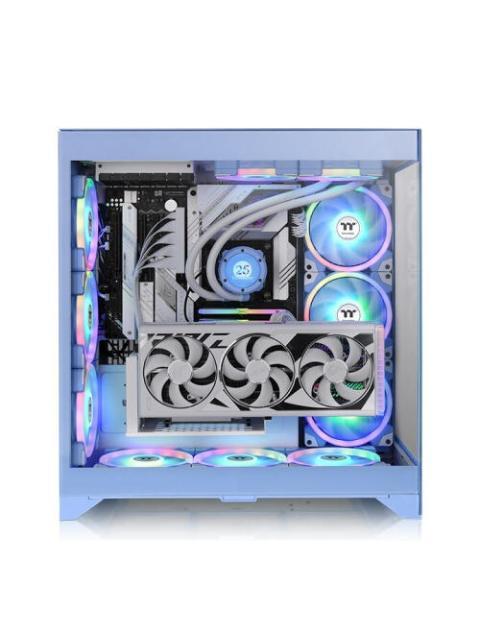 GABINETE THERMALTAKE CA1Y300MFWN00 MIDITOWER PC VIDRIO SPCC ATX EATX MICRO ATX MINIITX AZUL - Imagen 2
