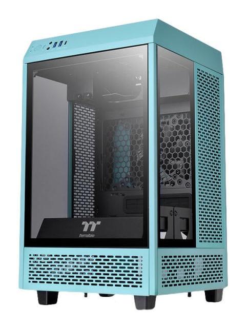 GABINETE THERMALTAKE THE TOWER 100 TURQUOISE MINI CHASSI MINI TORRE GABINETE MINIITX TURQUESA