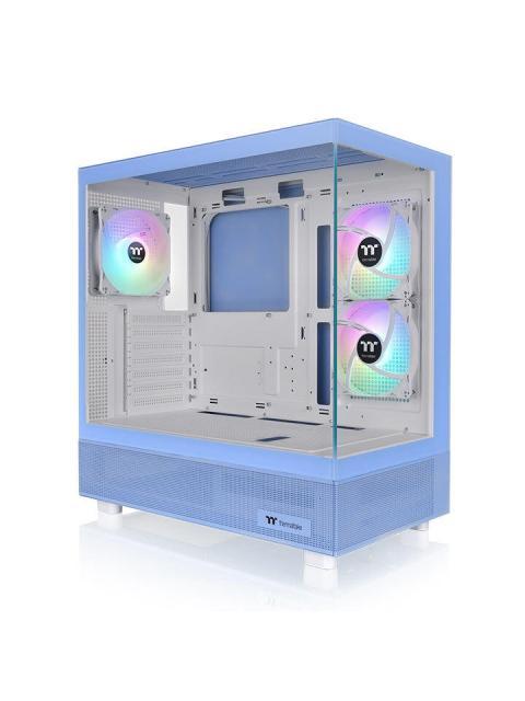 GABINETE THERMALTAKE VIEW 270 TG ARGB PLUS CON VENTANA MIDI-TOWER MINI-ITX-MICRO-ATX-ATX-E-ATX USB 3.2 SIN FUENTE 3 VENTILADORES ARGB INSTALADOS AZUL - Imagen 2