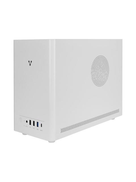 GABINETE VORAGO GAB-210 MIDI-TOWER MICRO-ATX-MINI-ITX USB 2.0 1 VENTILADOR INSTALADO BLANCO - Imagen 6