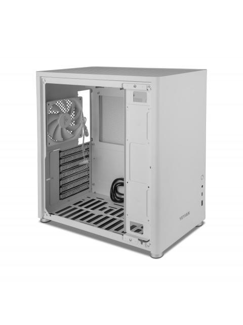 GABINETE YEYIAN HUSSAR PLUS MIDI-TOWER ATX-MICRO-ATX-MINI-ITX USB 3.0 SIN FUENTE 1 VENTILADOR INSTALADO BLANCO - Imagen 6