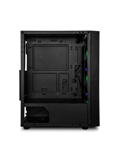 GABINETE YEYIAN RAPTURE 2500 MIDI-TOWER ATX-MICRO-ATX-MINI-ITX USB 2.0-3.0 SIN FUENTE 3 VENTILADORES INSTALADOS NEGRO - Imagen 4