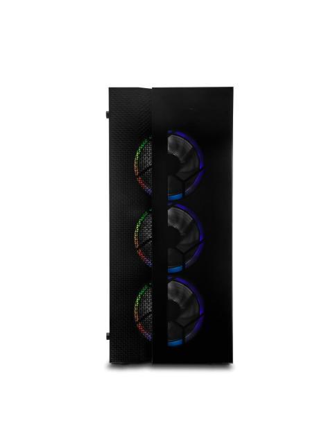 GABINETE YEYIAN RAPTURE 2500 MIDI-TOWER ATX-MICRO-ATX-MINI-ITX USB 2.0-3.0 SIN FUENTE 3 VENTILADORES INSTALADOS NEGRO - Imagen 5