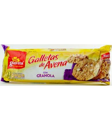 GALLETA DE AVENA Y GRANOLA 90 G GRANVITA