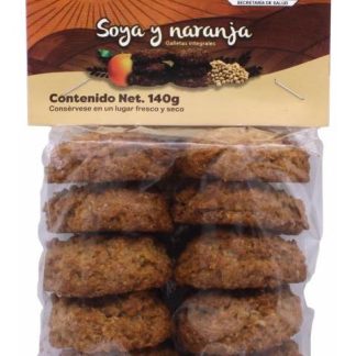 GALLETA INTEGRAL DE SOYA Y NARANJA 140 G VIVRA