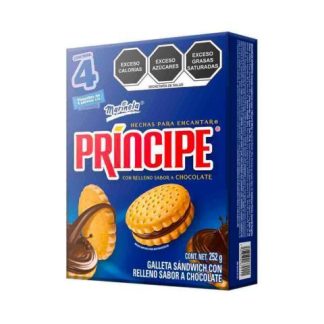 GALLETA MARINELA PRINCIPE CHOCOLATE 252 GR
