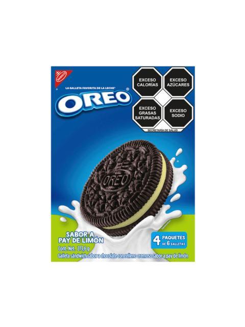 GALLETA PAY DE LIMON OREO PAQ. 4 PZ DE 273 GR