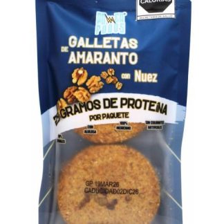 GALLETAS AMARANTO PROTEINA NUEZ 95 G POWER FOODS C 12