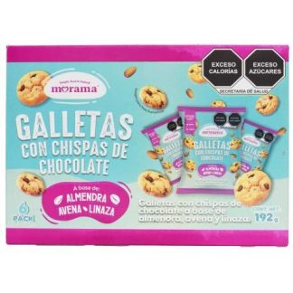 GALLETAS CHISPAS DE CHOCOLATE 32 G MORAMA P 6