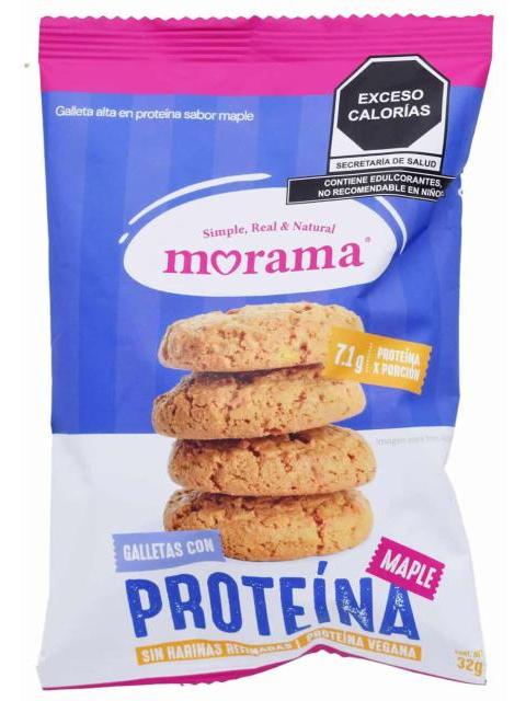 GALLETAS PROTEINA MAPLE 32 G MORAMA P 8