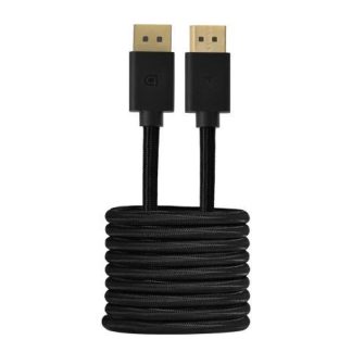 GAME FACTOR CABLE DISPLAYPORT DISPLAYPORT 1.4 MACHO - DISPLAYPORT 1.4 MACHO 4K 120HZ 2 METROS NEGRO