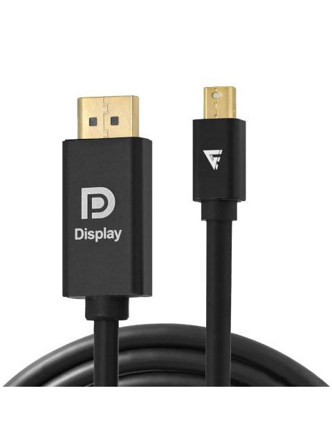 GAME FACTOR CABLE DISPLAYPORT MDTD400 MINI DISPLAYPORT 1.0 MACHO - DISPLAYPORT MACHO 3840X2160 4K 2 METROS - Imagen 3