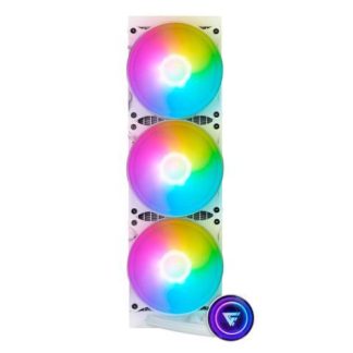 GAME FACTOR LQG700 ENFRIAMIENTO LIQUIDO PARA CPU 3X 120MM HASTA 2550RPM BLANCO