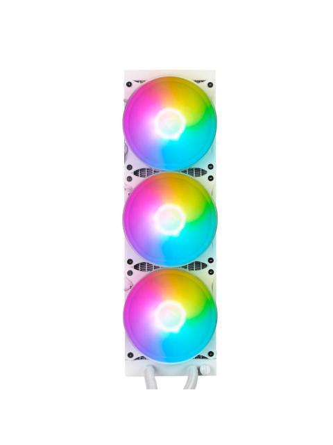 GAME FACTOR LQG700 ENFRIAMIENTO LIQUIDO PARA CPU 3X 120MM HASTA 2550RPM BLANCO - Imagen 2