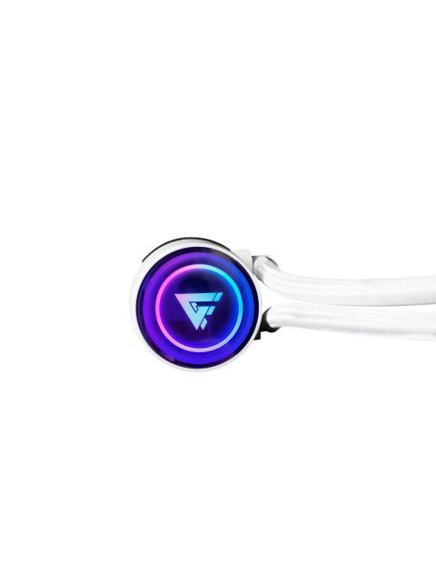 GAME FACTOR LQG700 ENFRIAMIENTO LIQUIDO PARA CPU 3X 120MM HASTA 2550RPM BLANCO - Imagen 5