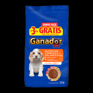 GANADOR ALIM PERRO CACHORRO 23 KG