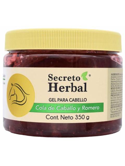 GEL CAPILAR COLA DE CABALLO ROMERO 350 G SECRETO HERBAL