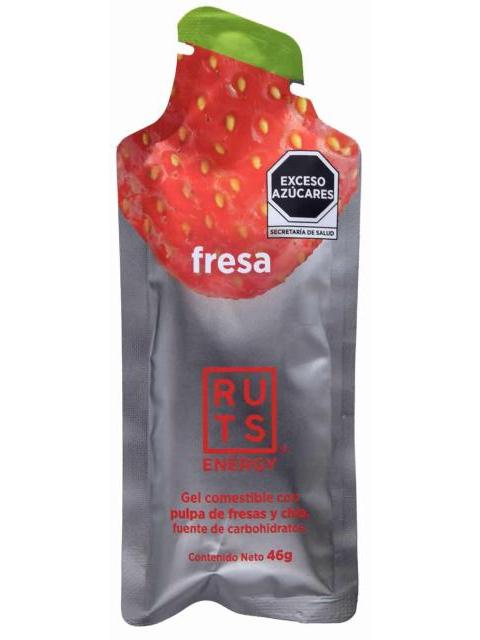 GEL ENERGETICO CHIA FRESA 46 G RUTS P 12