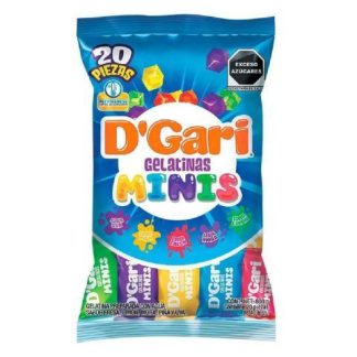 GELATINA PREPARADA D?GARI MINIS 800 G