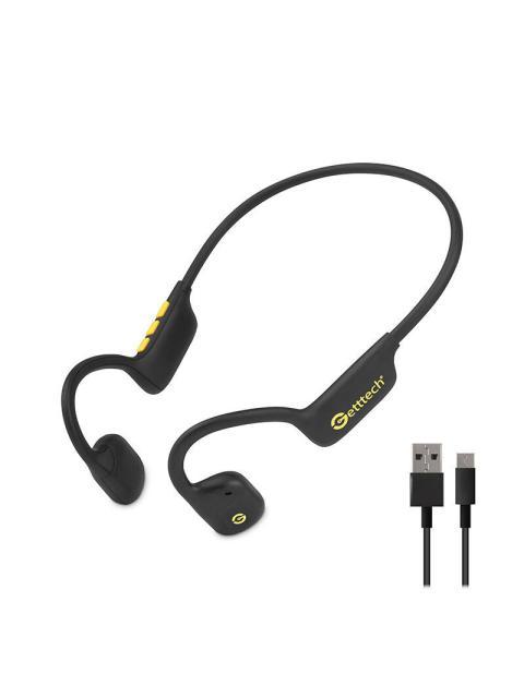 GETTTECH AUDIFONOS INTRAURICULARES DEPORTIVOS CON MICROFONO GUE-MSSBT-01-YW INALAMBRICO BLUETOOTH NEGRO - Imagen 6