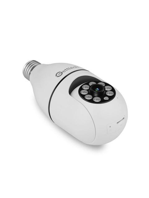 GETTTECH CAMARA DE SEGURIDAD IP SMART WIFI DOMO PARA INTERIORES GEC-WBUB2 INALAMBRICO 1920X1080 FULL HD DIA-NOCHE - Imagen 3