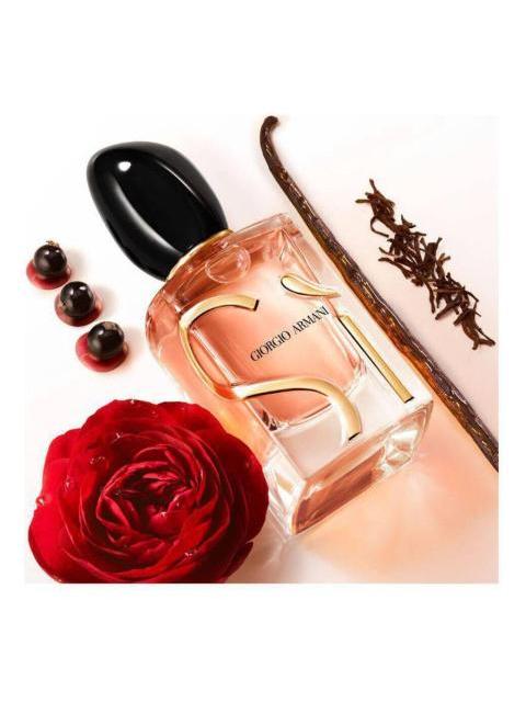 ARMANI SI INTENSE EDP RECARGABLE 100ML PERFUME FLORAL FRUTAL - Imagen 3