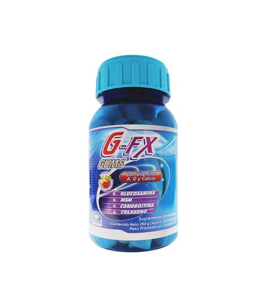 GOMITAS G-FX GUMS C 110 (264GR) GLUCOSAMINA MSM CONDROITINA COLAG LAB. NATUTECH