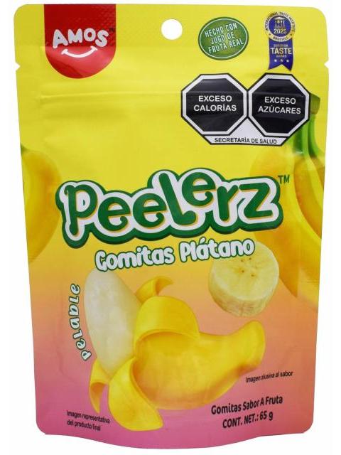 GOMITAS PLATANO 65 G AMOS