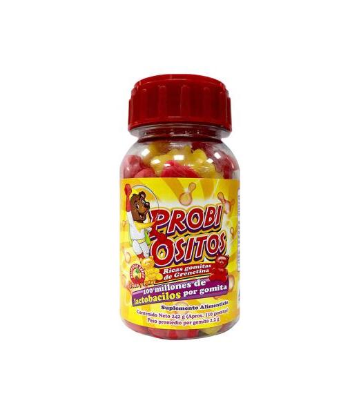 GOMITAS PROBIOSITOS C 110 (242GR) 100 MILLONES DE LACTOBACILOS PO LAB. NATUTECH