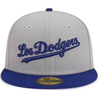 GORRA LOS ANGELES DODGERS MLB CITY SIGNATURE 59FIFTY CER GRIS NEW ERA CAP