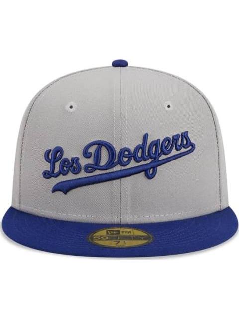 GORRA LOS ANGELES DODGERS MLB CITY SIGNATURE 59FIFTY CER GRIS NEW ERA CAP