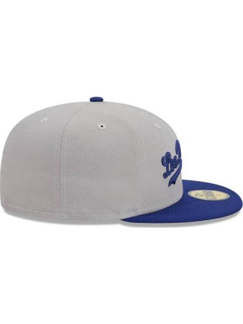 GORRA LOS ANGELES DODGERS MLB CITY SIGNATURE 59FIFTY CER GRIS NEW ERA CAP - Imagen 3