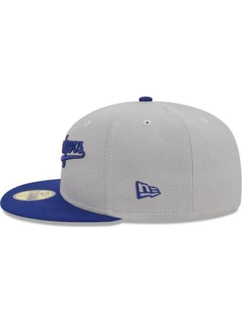 GORRA LOS ANGELES DODGERS MLB CITY SIGNATURE 59FIFTY CER GRIS NEW ERA CAP - Imagen 5