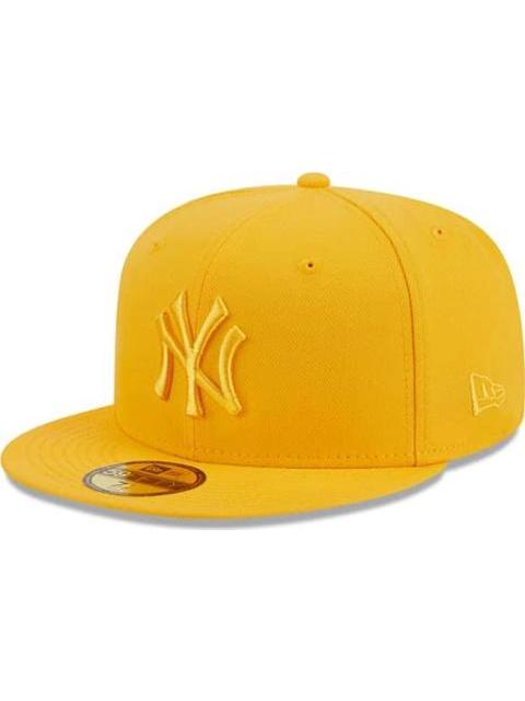 GORRA NEW YORK YANKEES MLB COLOR PACK 59FIFTY CERRADA AMARILLO NEW ERA CAP - Imagen 6