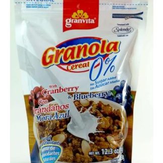 GRANOLA 0% AZUCAR CON ARANDANOS 350 G GRANVITA