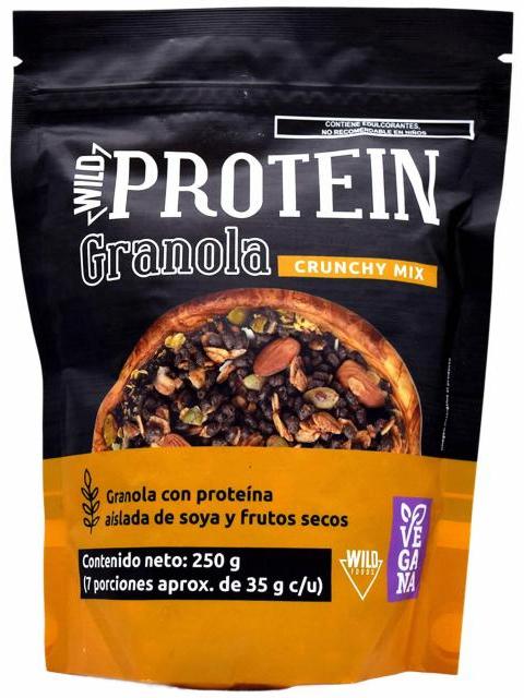 GRANOLA CRUNCHY MIX 250 G WILD PROTEIN