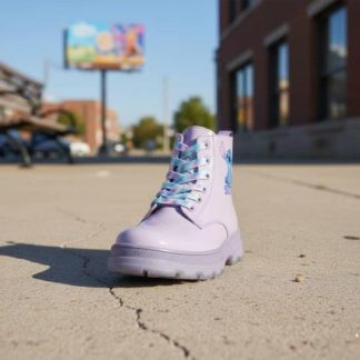 HIKER BOTIN STITCH LILA DISNEY