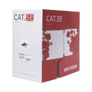 HIKVISION BOBINA DE CABLE ETHERNET CAT5E UTP 305 METROS