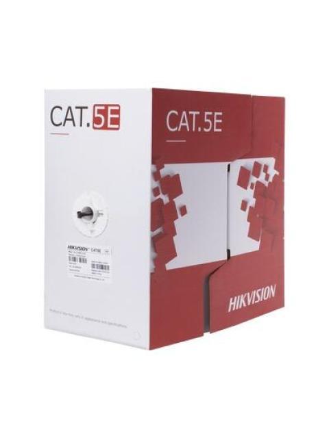 HIKVISION BOBINA DE CABLE ETHERNET CAT5E UTP 305 METROS