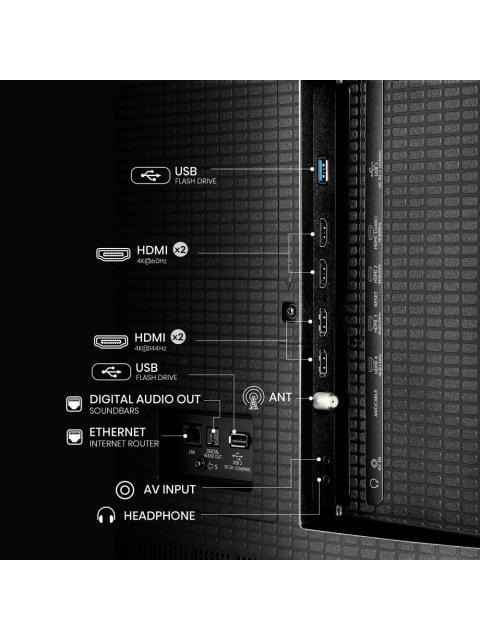 HISENSE SMART TV QLED QD6QF 75 4K ULTRA HD NEGRO - Imagen 3