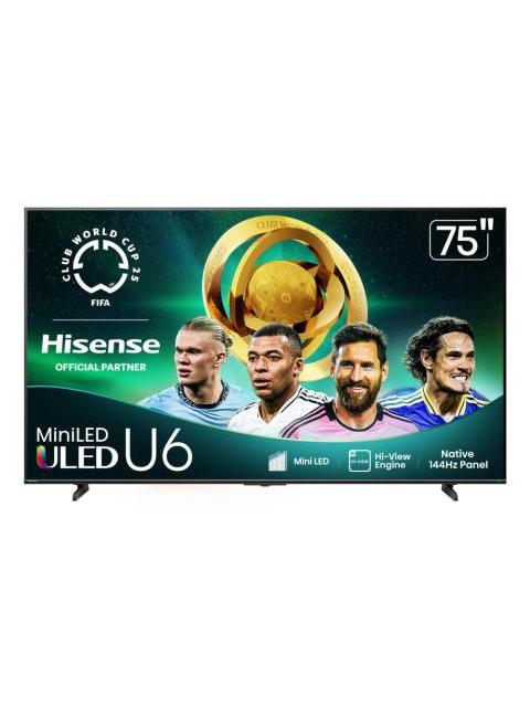 HISENSE SMART TV ULED 75U65QFM 75 4K ULTRA HD NEGRO