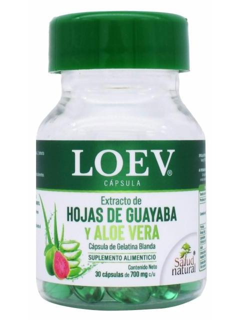 HOJAS DE GUAYABA Y ALOE VERA 30 CAP SALUD NATURAL