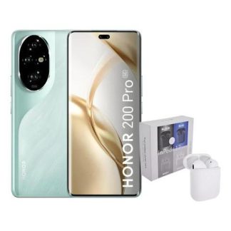 HONOR 200 PRO DUAL SIM 512GB 12GB CYAN + AIRPODS GENERICOS CIAN