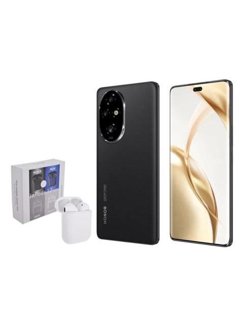 HONOR 200 PRO DUAL SIM 512GB 12RAM BLACK + AIRPODS GENERICOS NEGRO - Imagen 3