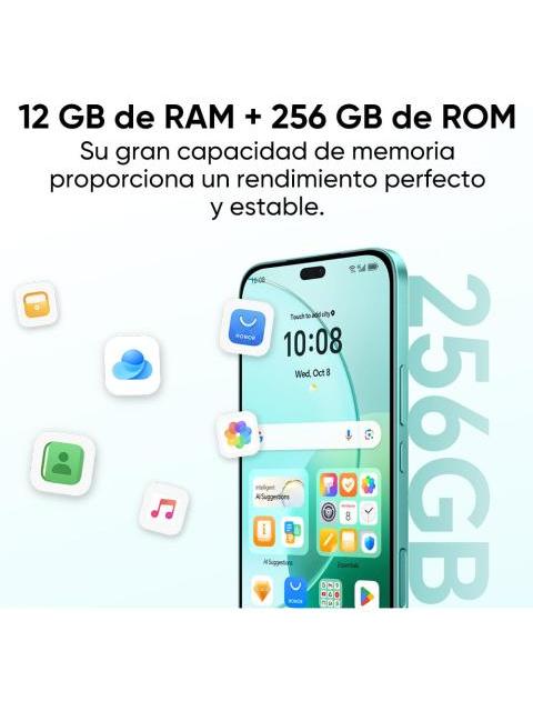 HONOR 400 LITE 5G DUAL SIM 256 GB 12 GB DE RAM 5230 MAH 6.7 PULGADAS ANDROID 15 VERDE - Imagen 7