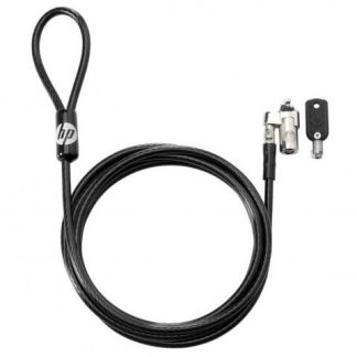 HP CANDADO CON LLAVE PARA LAPTOP 1.83 METROS NEGRO