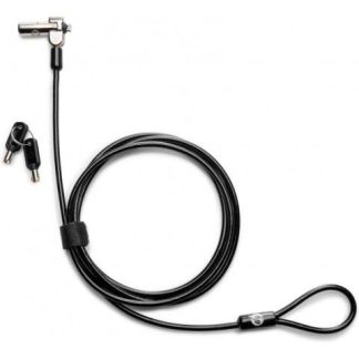 HP CANDADO CON LLAVE PARA LAPTOP 1AJ39AA 1.83 METROS NEGRO