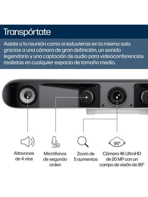 HP SISTEMA DE VIDEOCONFERENCIA STUDIO V52 1 X HDMI USB-A-USB-C - Imagen 3