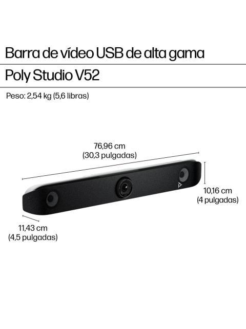 HP SISTEMA DE VIDEOCONFERENCIA STUDIO V52 1 X HDMI USB-A-USB-C - Imagen 5